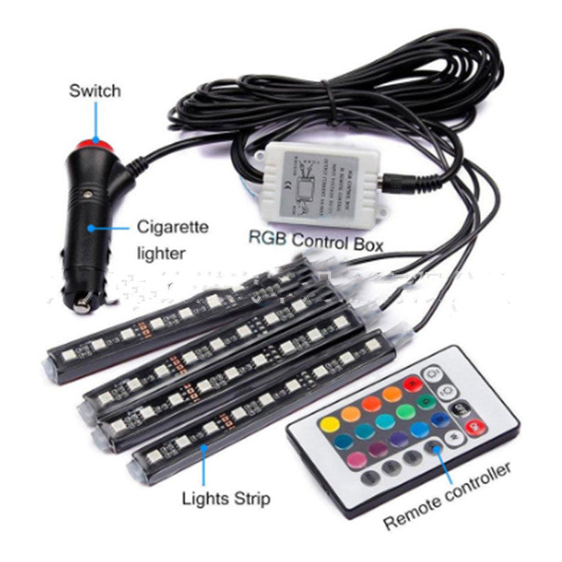 RGB Car Ambient Foot Light