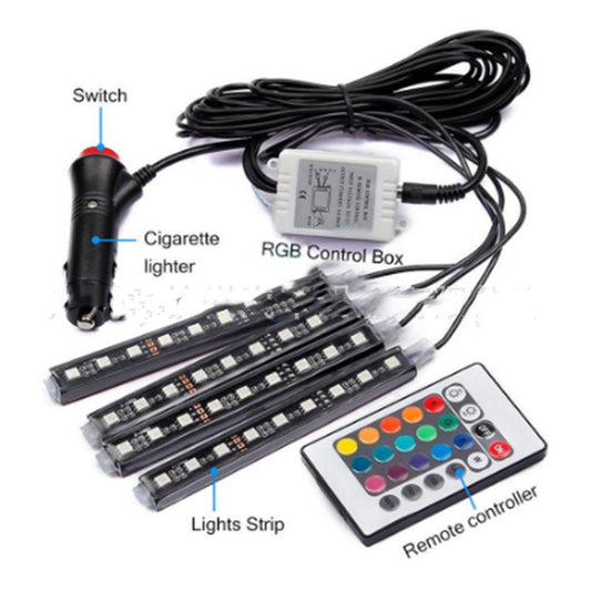 RGB Car Ambient Foot Light