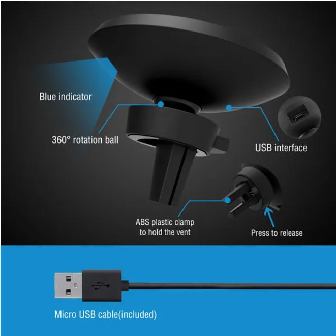 Magnetic Wireless Car Charger