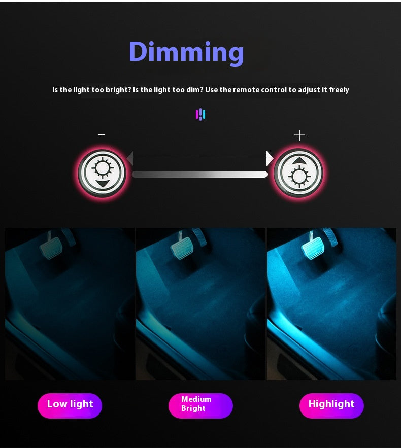 Wireless Magnetic Car Ambient Light