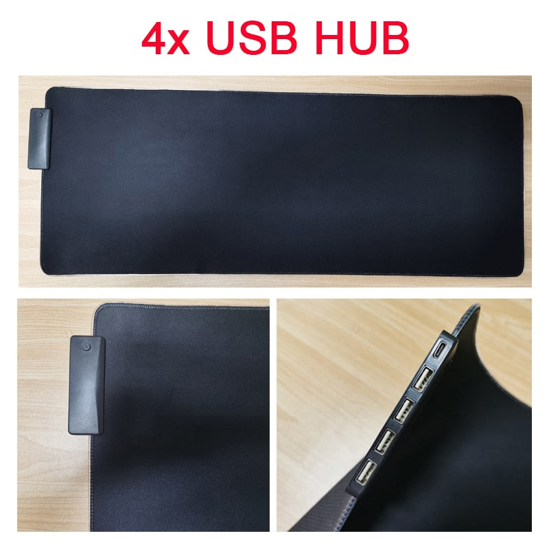RGB Mouse Pad with Cable - Steadfast carpenters shop