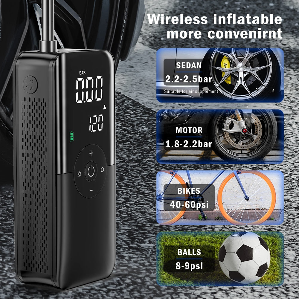 Portable Inflator Pump - Steadfast carpenters shop